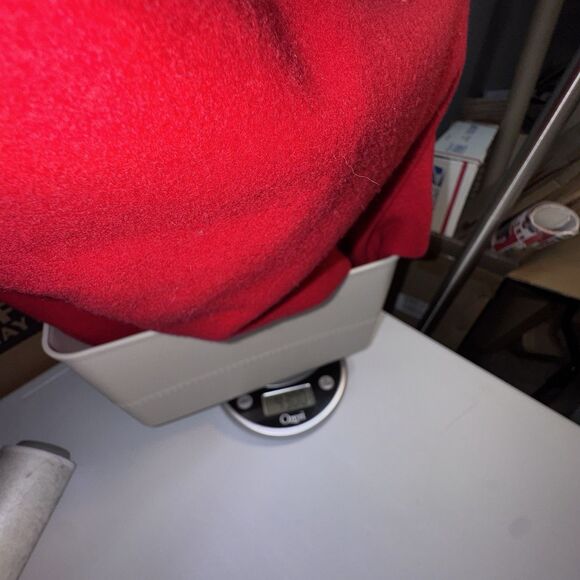 International Scene Women's 3/4 Length Lined Coat Red 100% Wool Heavy Size 18 - Picture 11 of 11